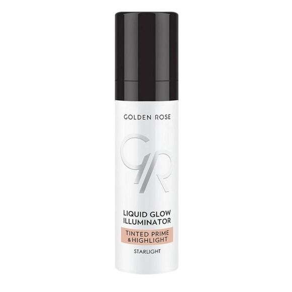 GOLDEN ROSE Liquid Glow Illuminator Tinted Prime & Highlight STARLIGHT 30ml